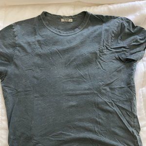 Buck Mason Slub Curved Hem Tee in Venice Wash M